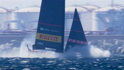 prada race today|Damage to Luna Rossa hands race victory to INEOS Britannia .